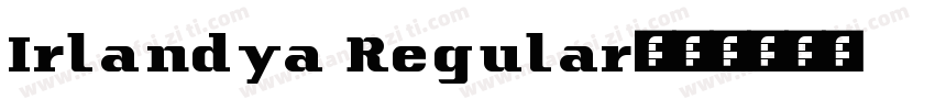 Irlandya Regular字体转换